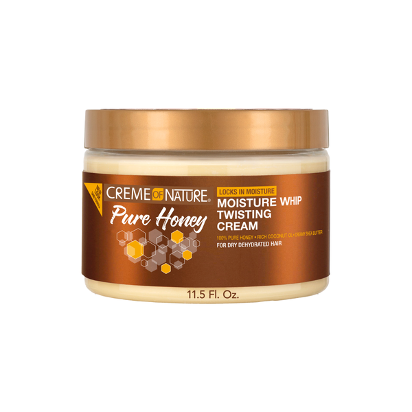 Creme of Nature Pure Honey Moisture Whip Twisting Cream for Curly Hair