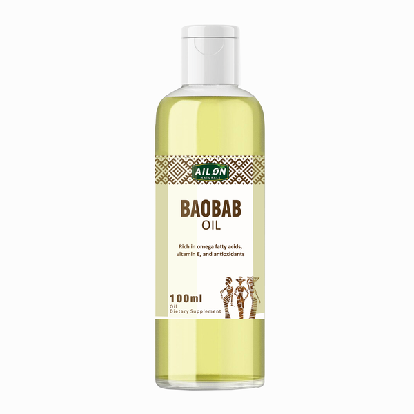 Baobab Oil 100ml - 100% Pure Cold-Pressed - Skin, Nails, Hair &amp; Scalp Care
