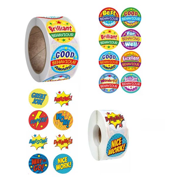 Academic and Behavior Achievement Stickers for Kids