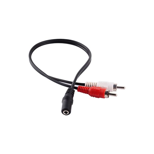 AV-LINK 0.2M 2 x RCA Plugs – 3.5mm STEREO SOCKET LEAD