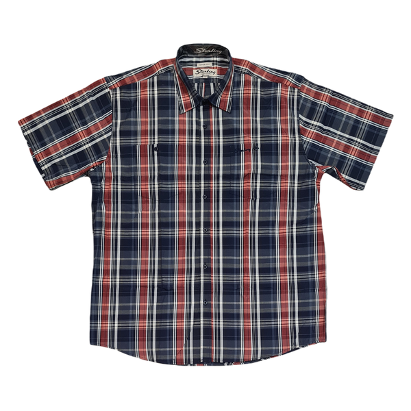 Sterling Check Shirt Blue/Red/White image