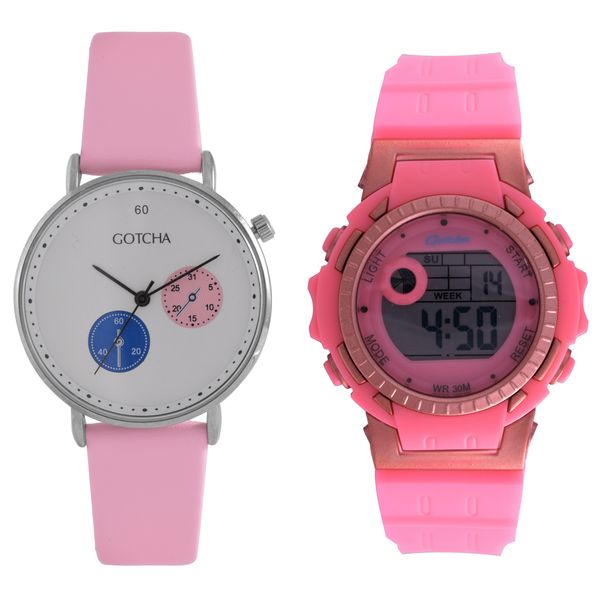 Gotcha High-Tide &amp; Digi-Midsize 30 M-WR Ladies Watch Set