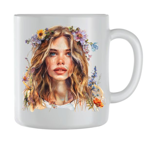 Strong Will Coffee Mugs for Women Boho Girls Graphic Cups Design Gift 161