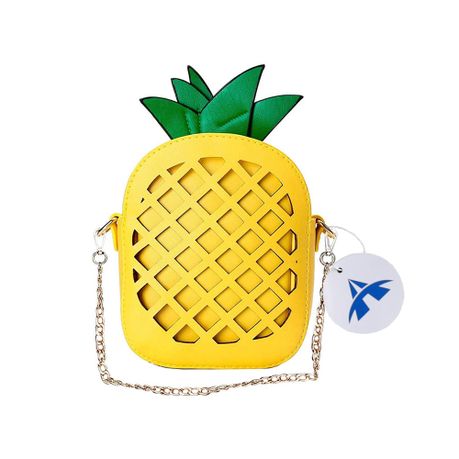 Alanes Women s Pineapple Purse Summer Girl s Yellow Crossbody