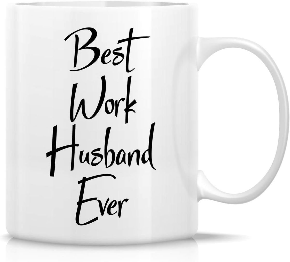 Best Work Husband Ever Christmas Birthday Colleague Coworker Gift Mug ...