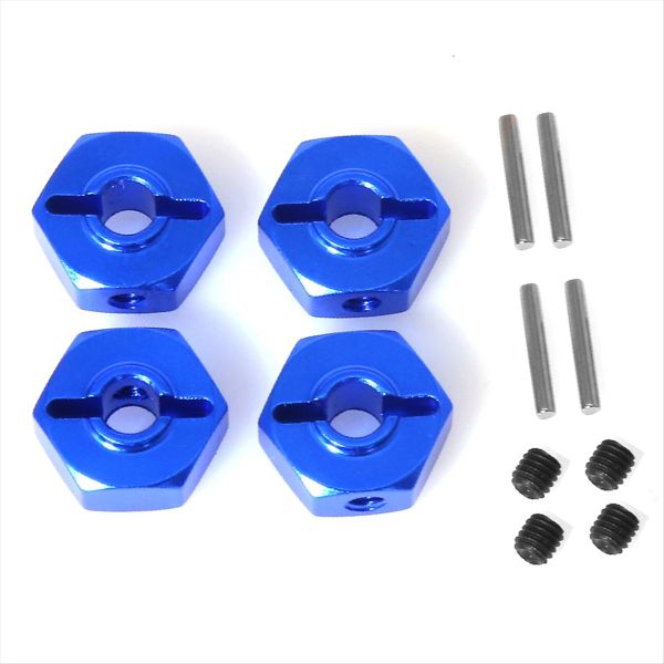 Rc Car Upgrade Adapter Hexagon 12Mm Kit for Losi 1/18 Mini Green