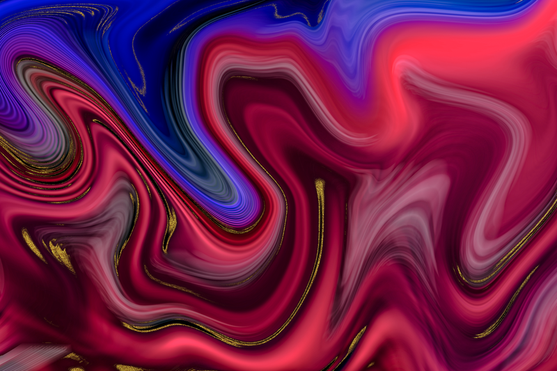 Premium Framed Canvas Print: Abstract Marble