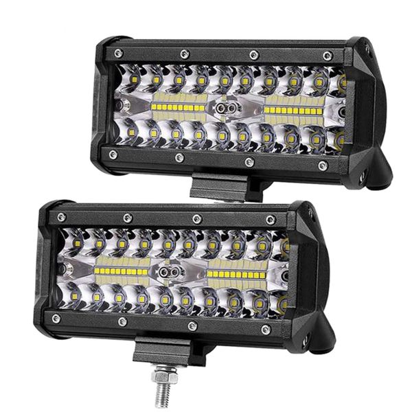 120W Triple Row LED Light Bars