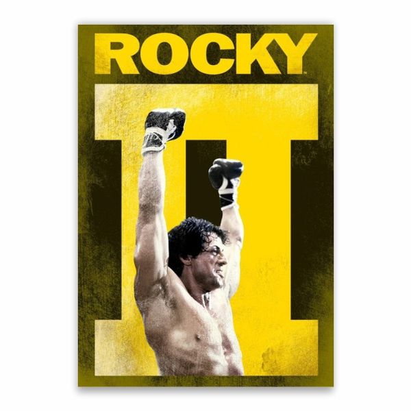 Rocky II Yellow Poster - A1