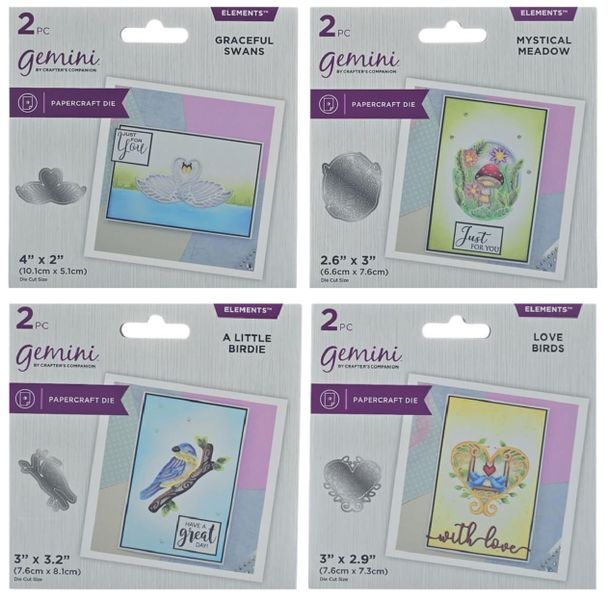Craft Metal Dies 4 Pack Combo - 2 Pieces Per Pack 8 Pieces In Total