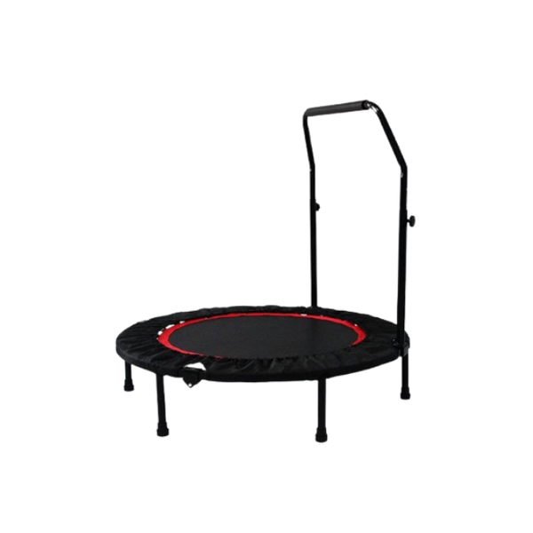 Heavy Duty Foldable Fitness Trampoline 100cm with Adjustable Handle Bar