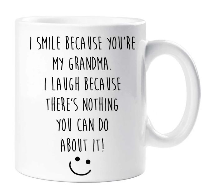 I Smile Because You're My Grandma Gift Mug