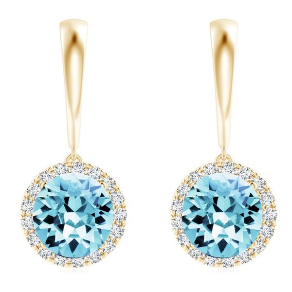 Civetta Spark Helena earring - Swarovski Aquamarine Crystal