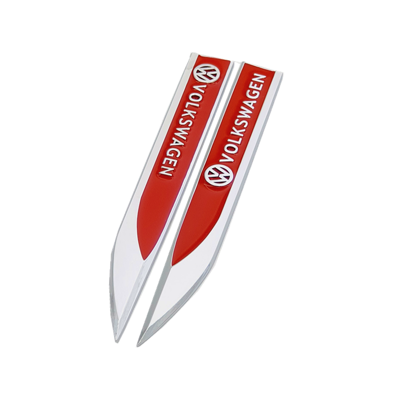 Apply to VW Car Logo Blade Metal Decoration Stickers Buy Online in