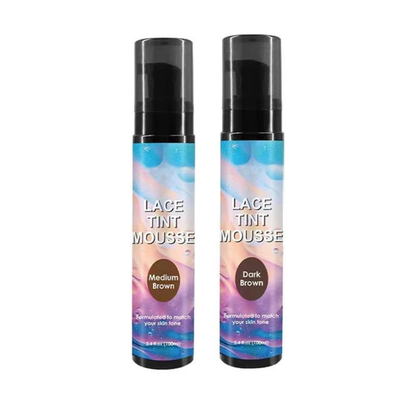 Lace Tint Mousse for Hair Wig Medium and Dark Brown Colour