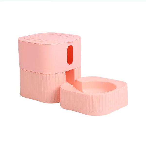 Automatic Feeder For Cats &amp; Dogs - Pink