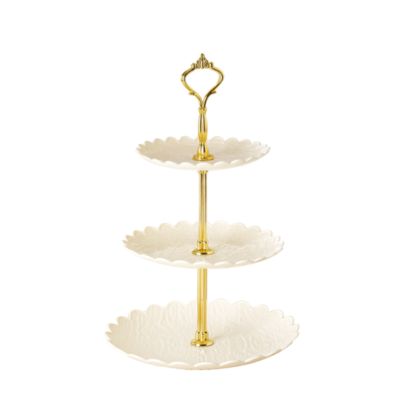 Three Layer Dessert Tray, Family Multi-layer Afternoon Tea, Dim Sum Rack