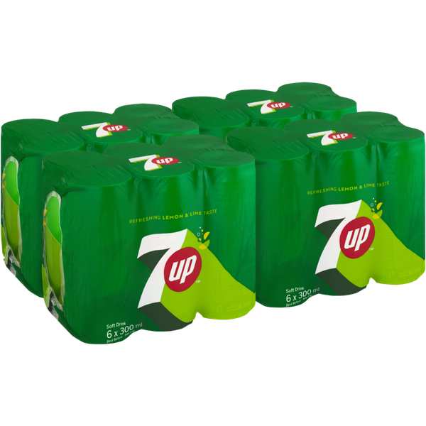 7Up Free 300ml Cans (4 X 6 X 300ml)