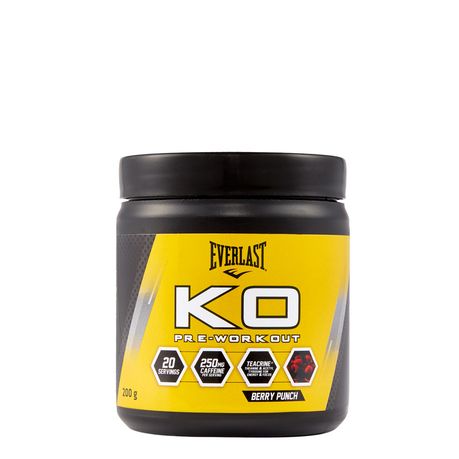 Everlast Ko Pre Workout 200g Berry Punch Buy Online In South Africa Takealot Com