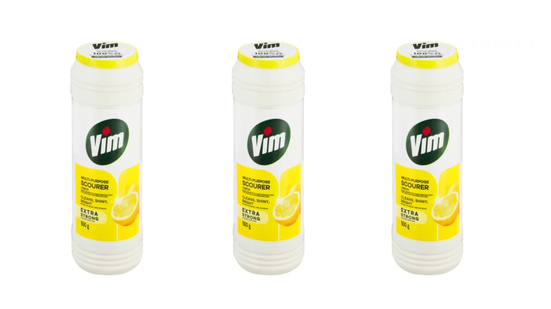 Vim Multi Purpose Scourer Lemon Extra Strong - 500g (Pack of 3)