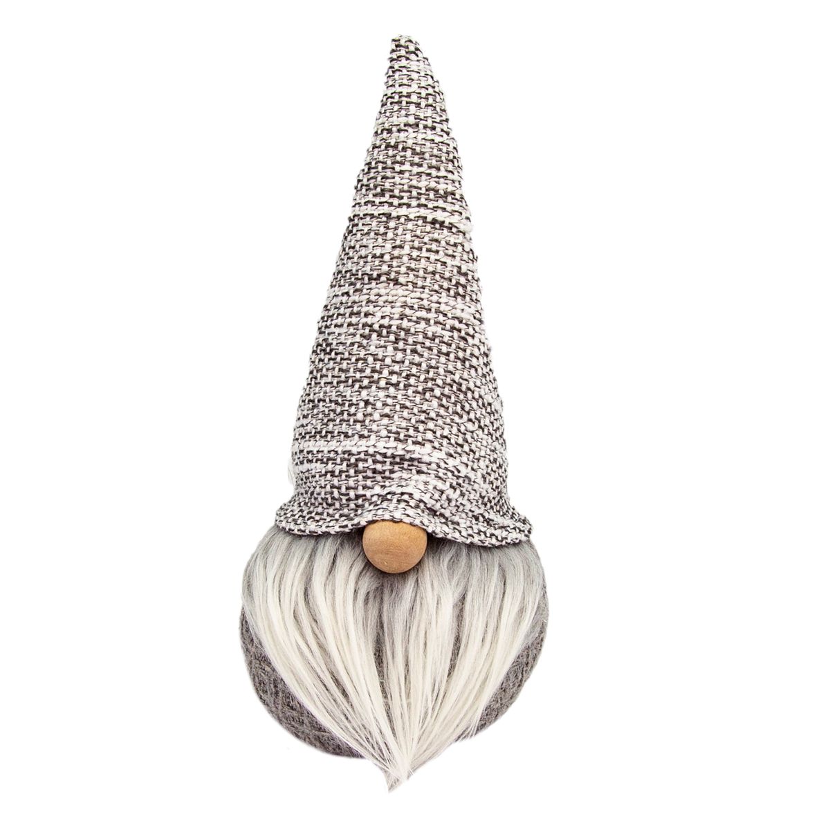 Nordic Scandinavian Grey Tomte Nisse Good Luck Gnome Decoration (23cm)