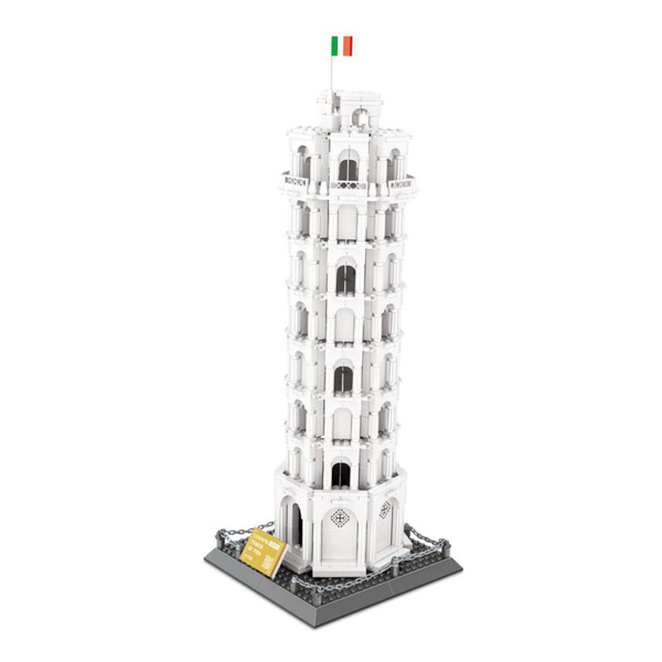 Leaning Tower of Pisa Building Block Set