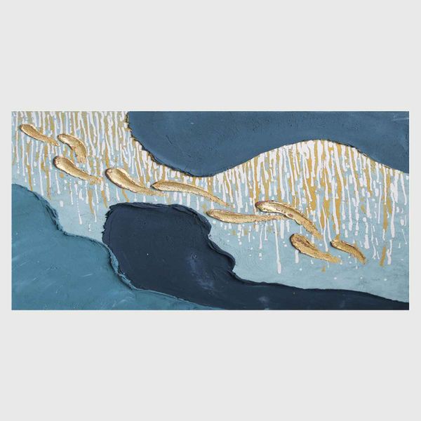 Oil Painting Art Yw Glowing Tide 120x60
