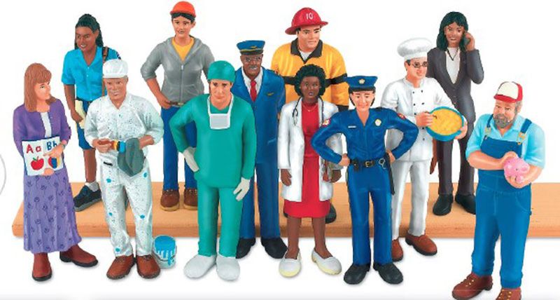 Community Block Play People