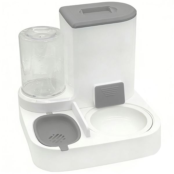 2-in-1 Gravity Pet Feeder &amp; Waterer