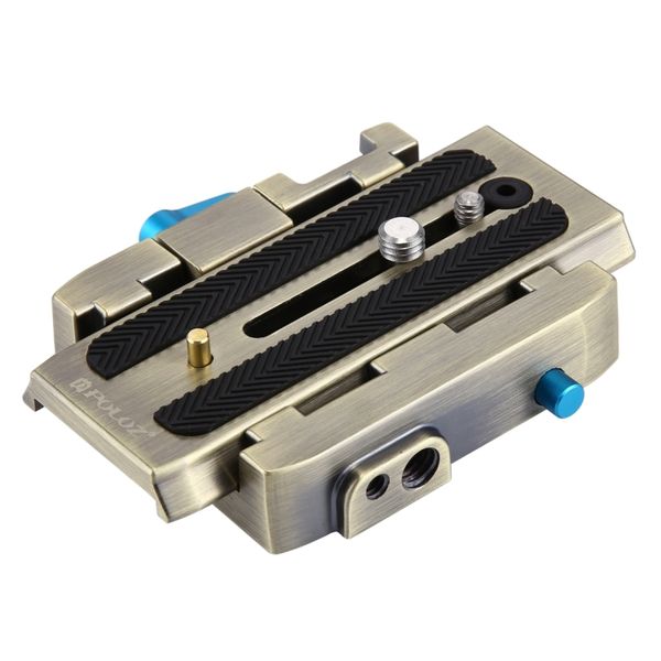 PULUZ Quick Release Clamp Adapter and Plate (Gold)