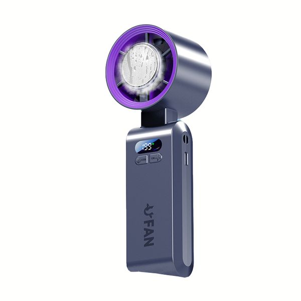 Semiconductor Ice Pack Handheld Fan For Summer-YKRTF11