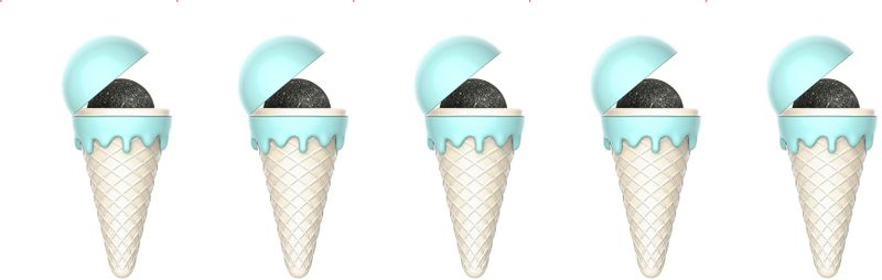 CABS-Catnip Ball- Ice cream 5 Pack