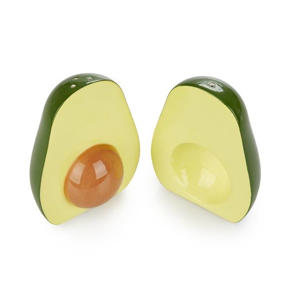 Porcelain Salt and Pepper Shaker Set - Avocado