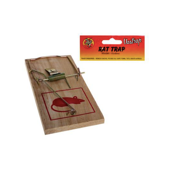 Vastrap Pest Control- Wooden Rat Trap - Pack of 2