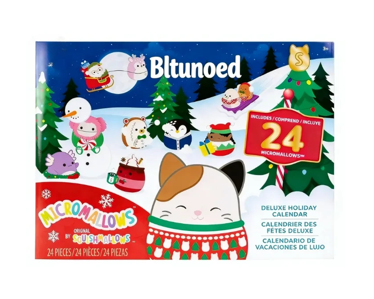 Bltunoed Holiday Plush Toy Game, Original 24-Day Holiday Plush Toy
