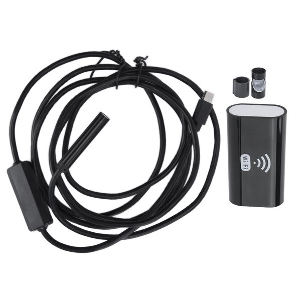 Industrial Endoscope 8mm, F99 Hard Wire WiFi Borescope for Equipment