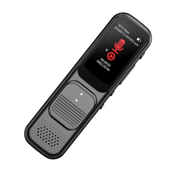 Digital Voice Recorder, 80H, USB-C, Black