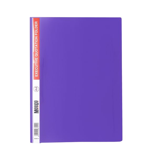 Meeco Premium Quotation Folder Violet 5 Pack