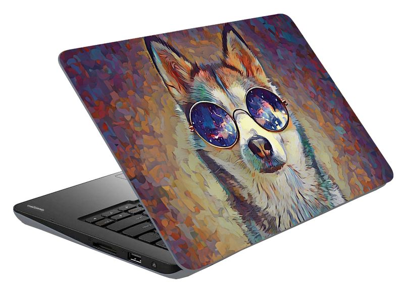Hey Casey! Chill Dog Laptop Sticker - 35,8 x 25.5cm