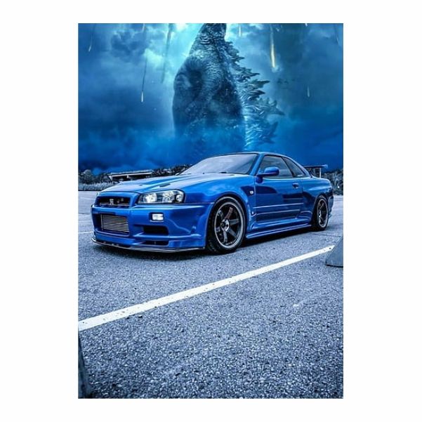 Nissan Gtr R34 002 - A1 Poster | Shop Today. Get it Tomorrow ...