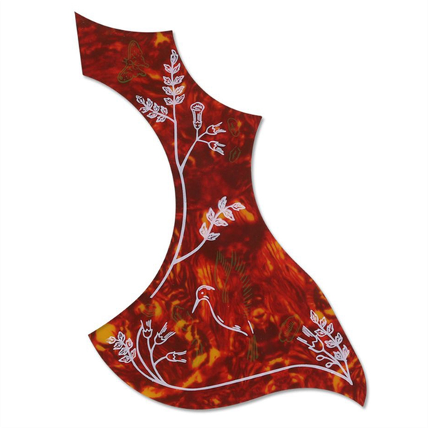 Flower, Bird Butterfly Guitar Pickguard Decorative Self-Viscous Sticker