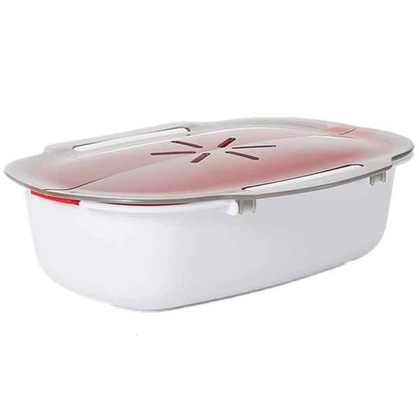 Kitchen Cooking Microwave Food Steamer(29cm)