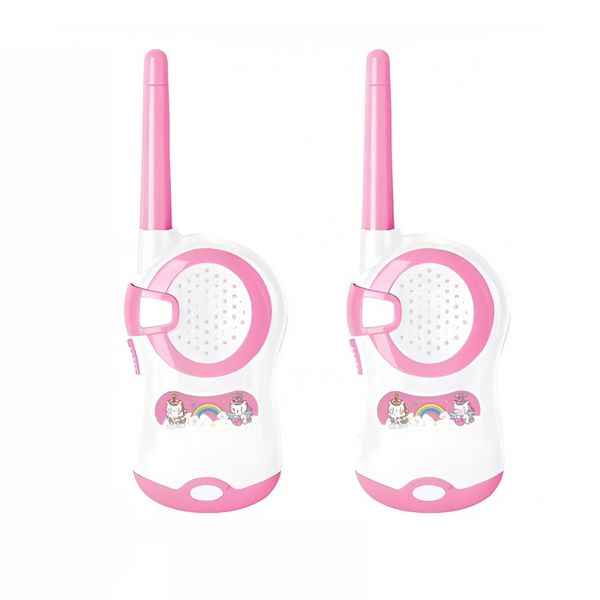 2PC Pink and White Unicorn Walkie-Talkie Toy