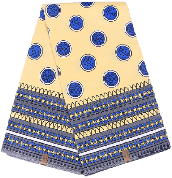 Dove Ankara Fabric