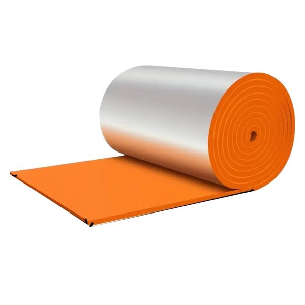 Tool Thermal Orange Roof Rubber Insulation Cotton Foam Mat 10m