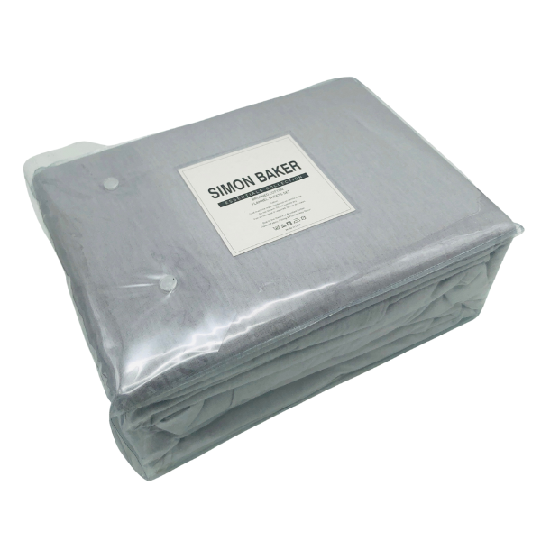 Simon Baker Brushed Cotton Flannel Sheet Set