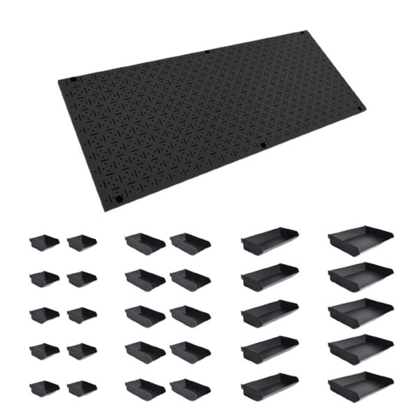 CLIP-FIT Pegboard and Bins Pack 1200mm x 500mm
