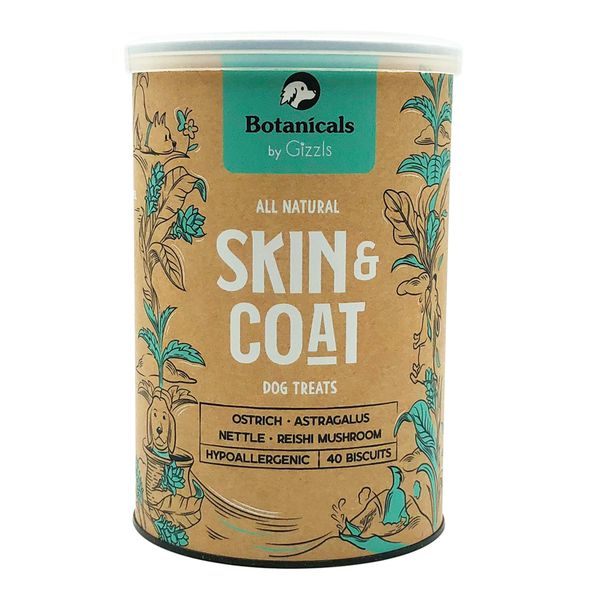 Gizzls Botanicals Healthy Dog Treats for Skin &amp; Coat