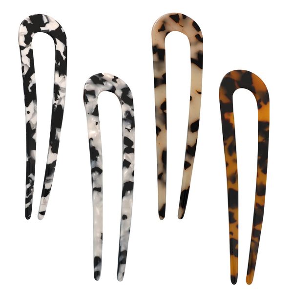 4-Pack U-Shaped French Hair Pins