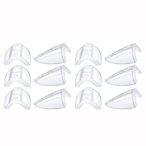 Glasses Side Shields - Transparent Windproof and Dustproof Set (6 Pairs)